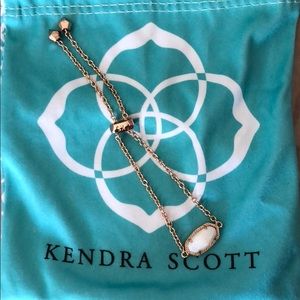 Kendra Scott rose gold Elaina bracelet